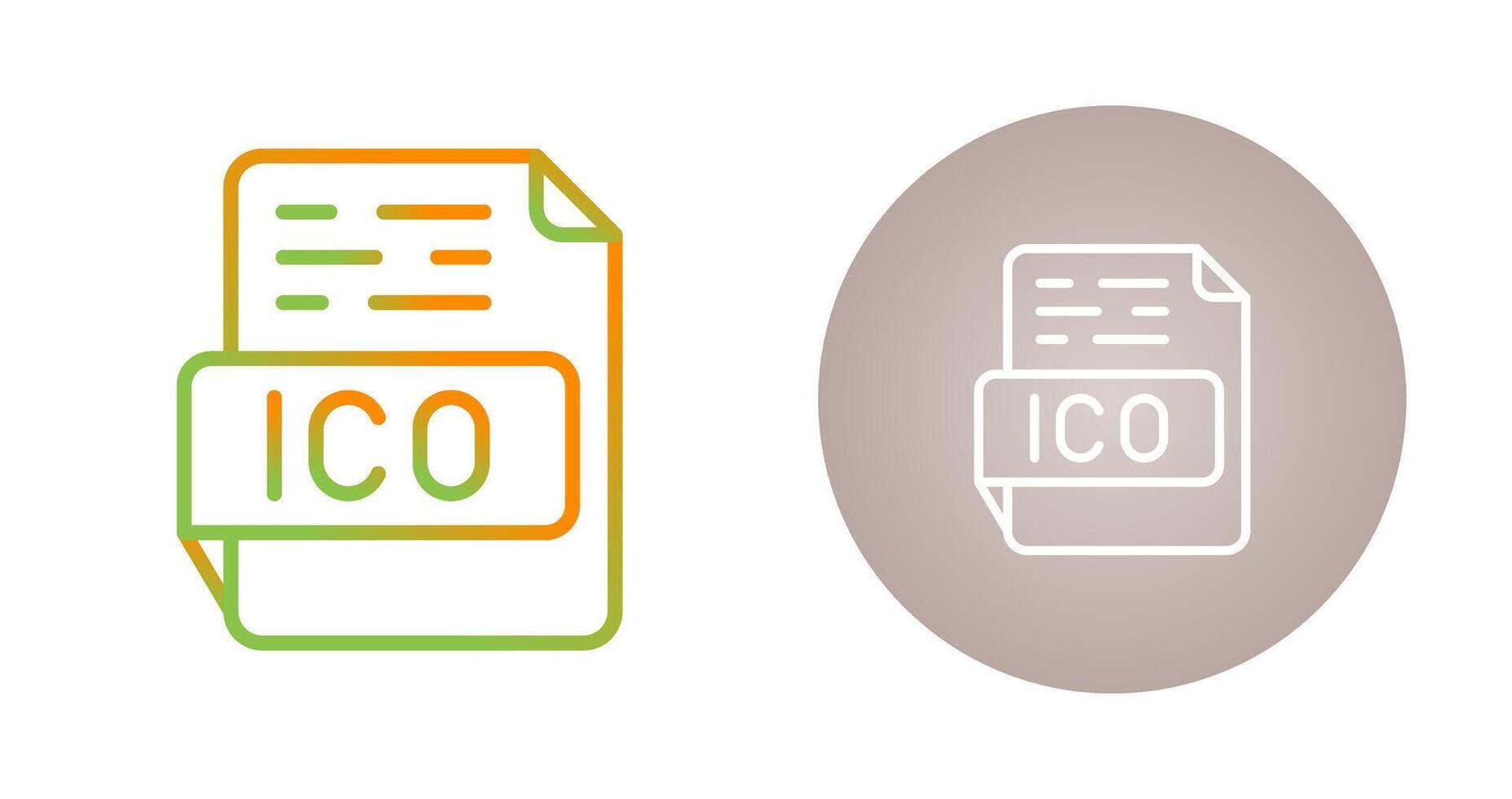 ico vector icoon