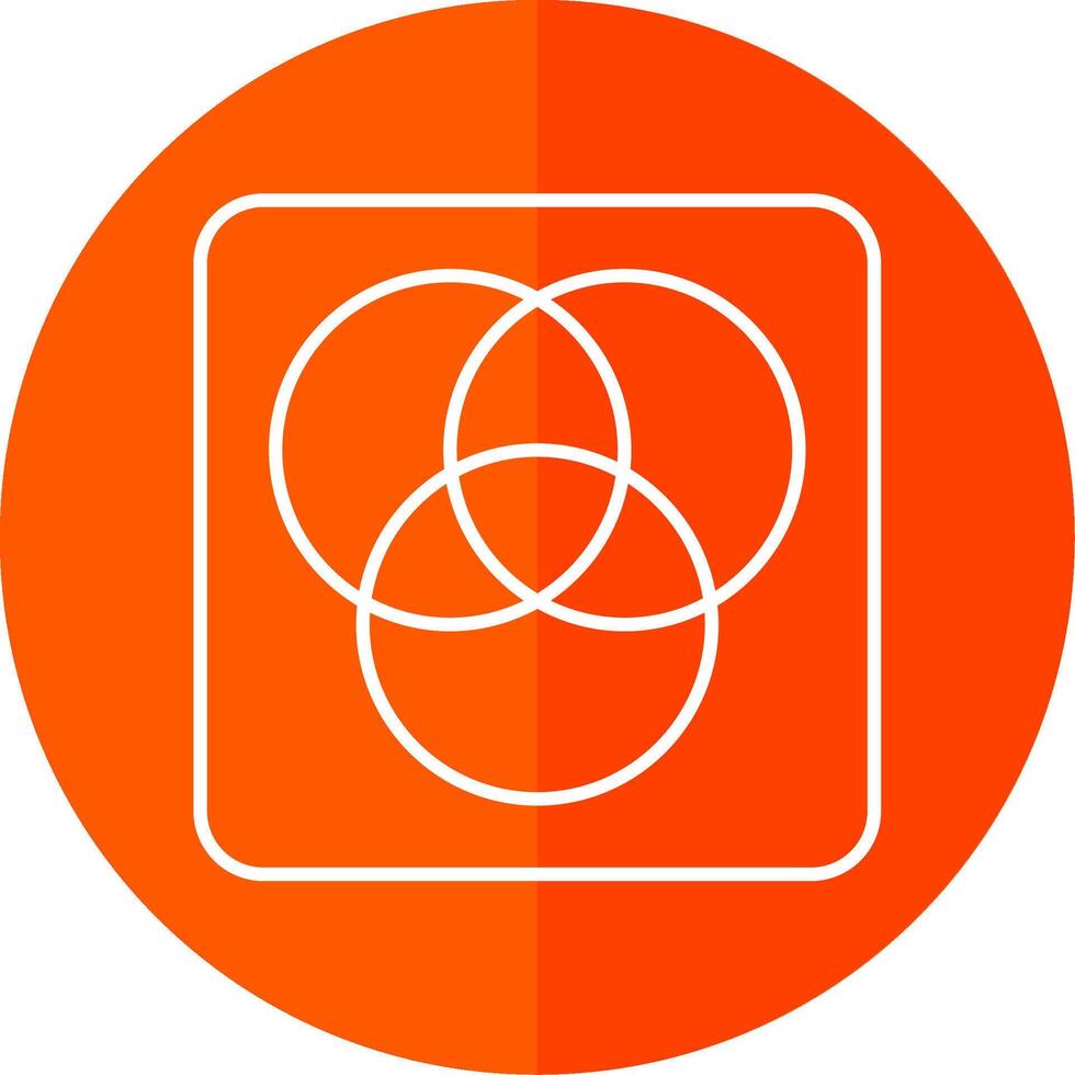 diagram lijn rood cirkel icoon vector