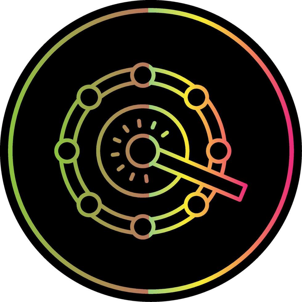 tamboerijn lijn rood cirkel icoon vector