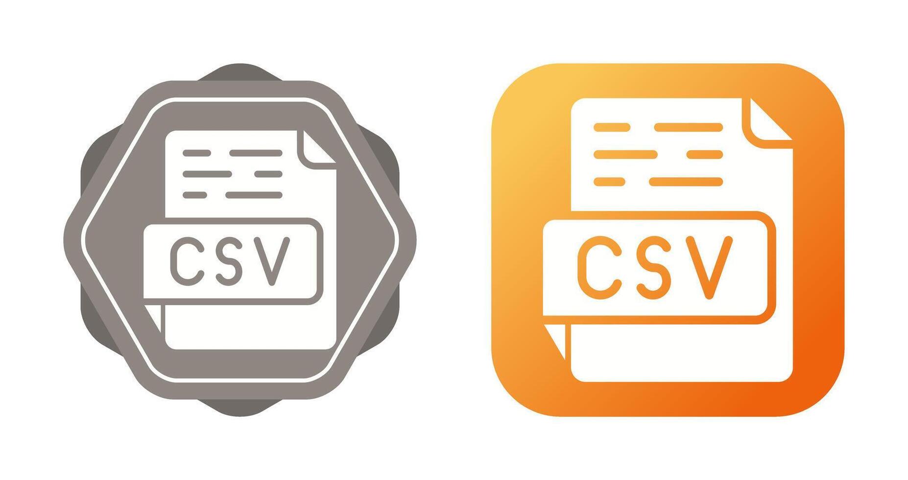 csv vector icoon