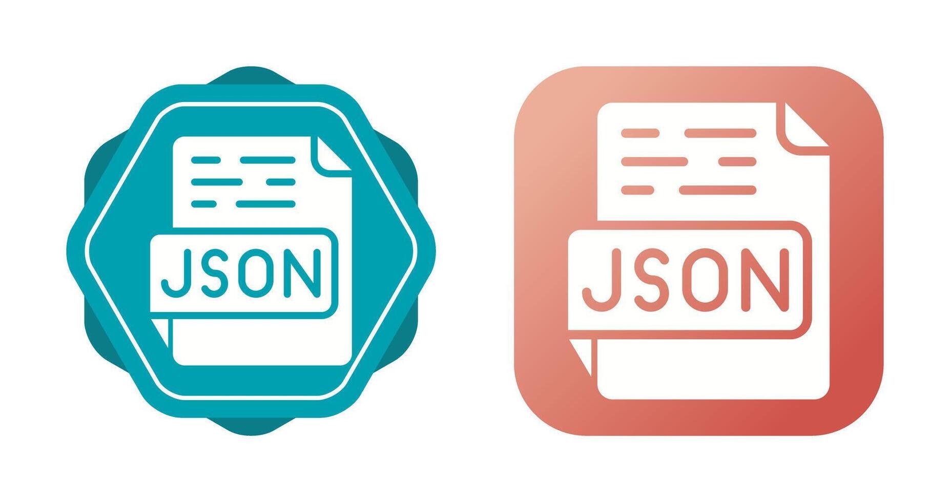 json vector icoon