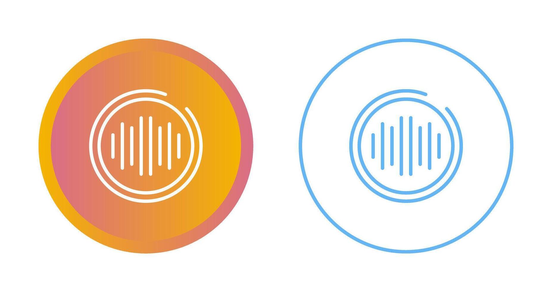 audio spectrum vector icoon