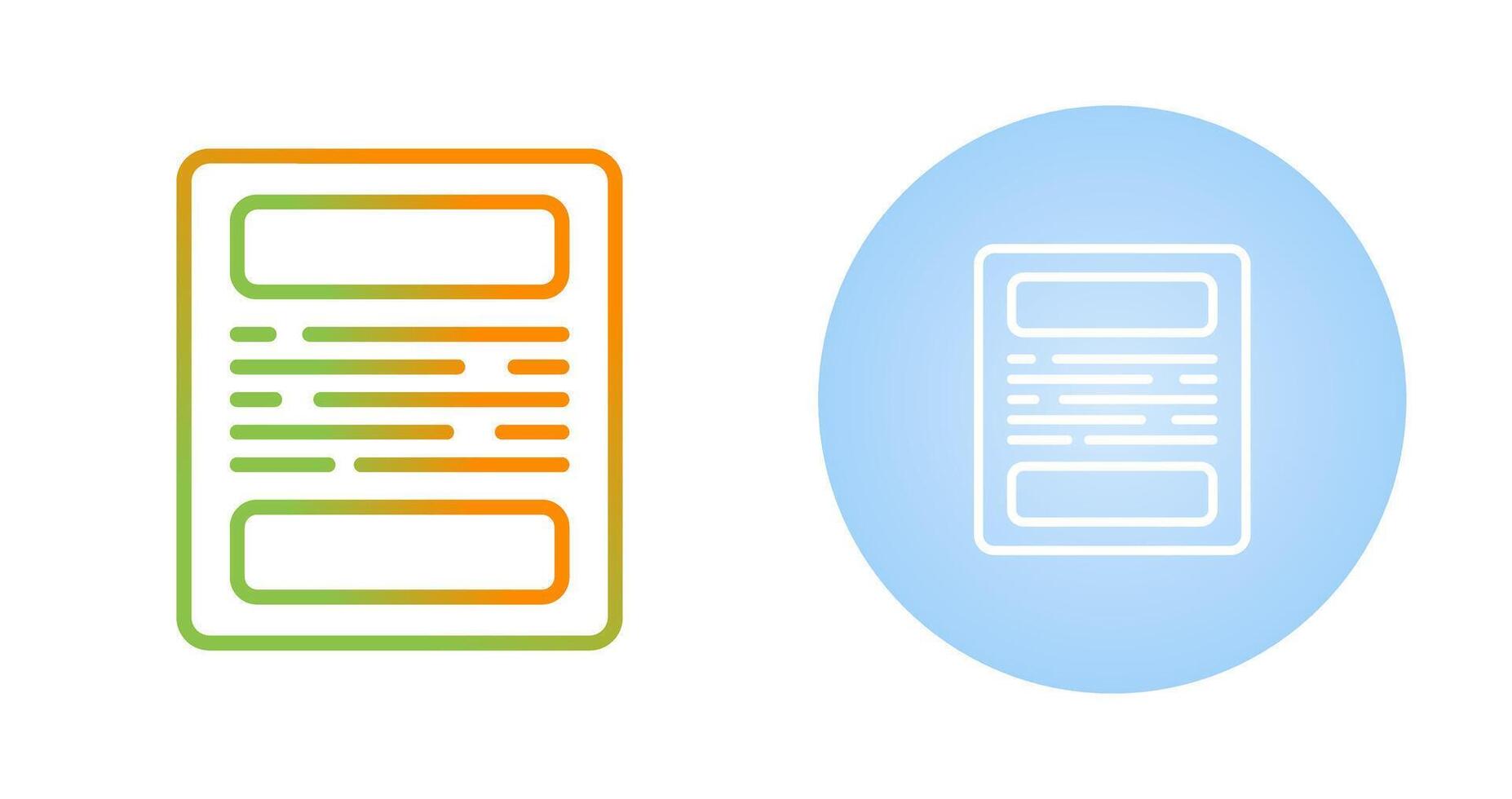 document vector pictogram