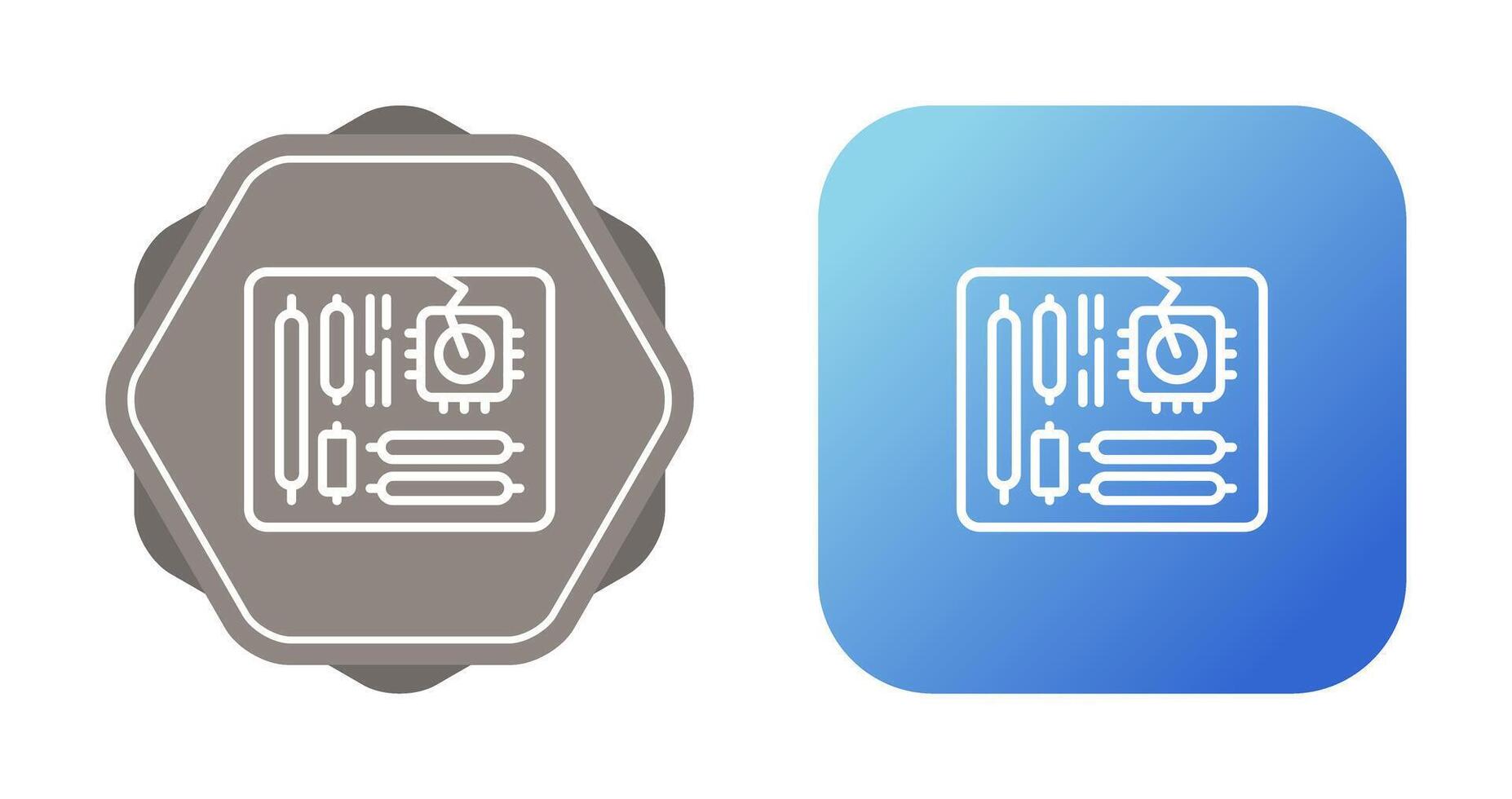 moederbord vector pictogram