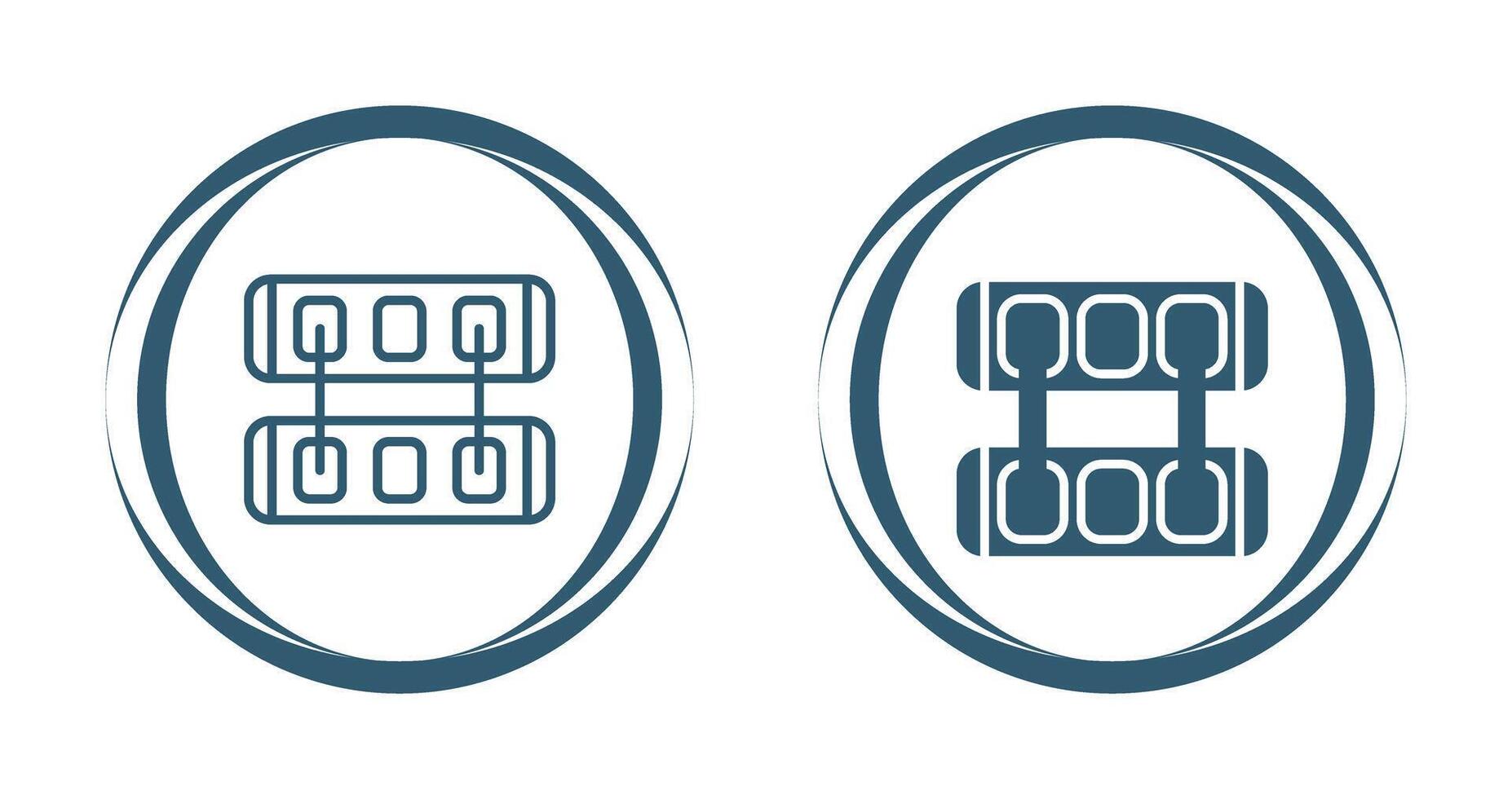 netwerk schakelaar vector icoon