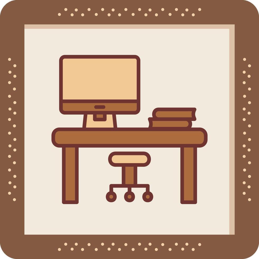 bureau vector pictogram