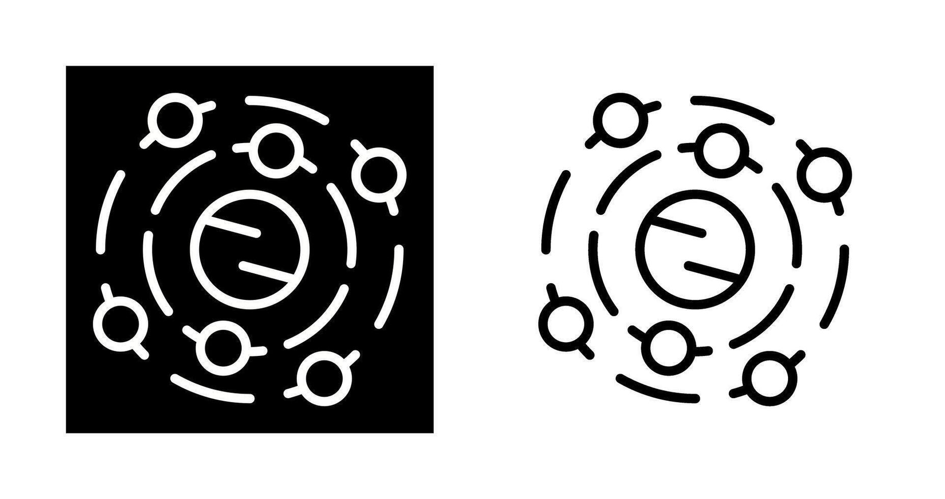 zonne- systeem vector icoon