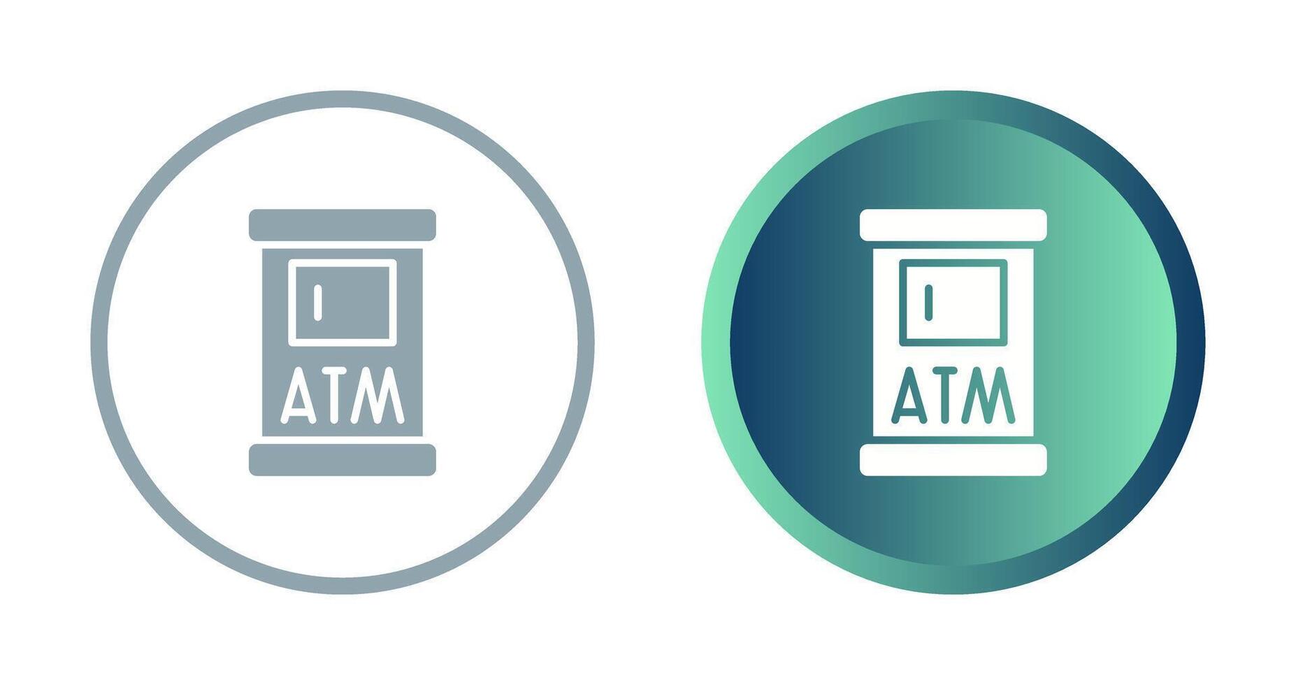 geldautomaat vector pictogram