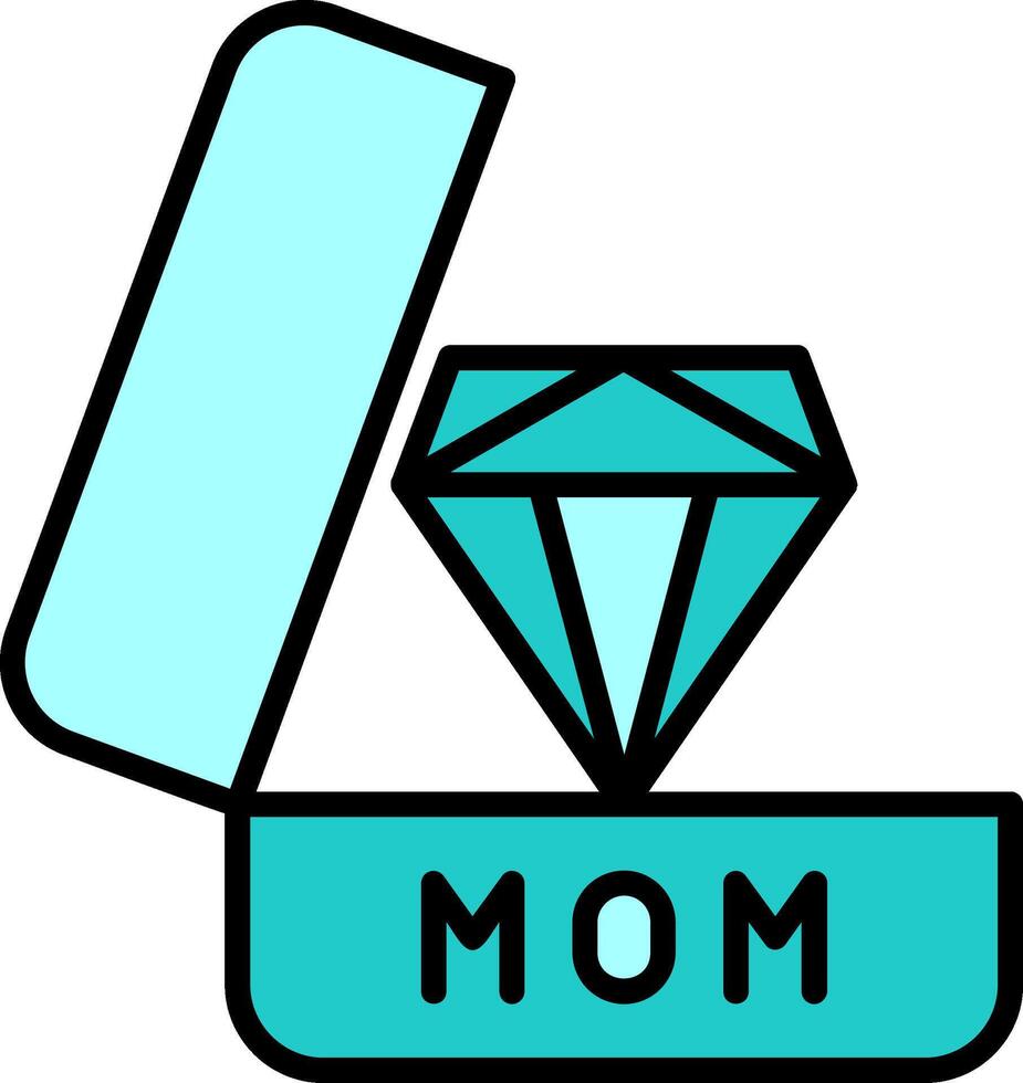 diamant vector pictogram