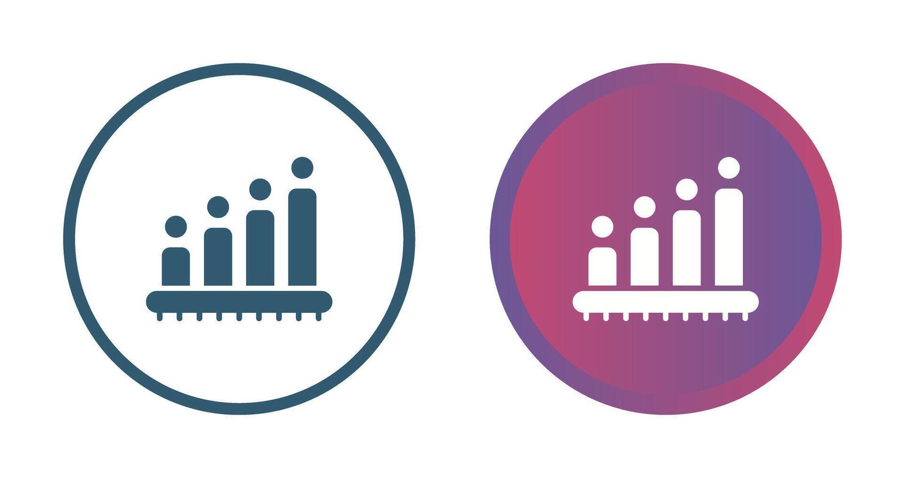 statistisch analyse vector icoon