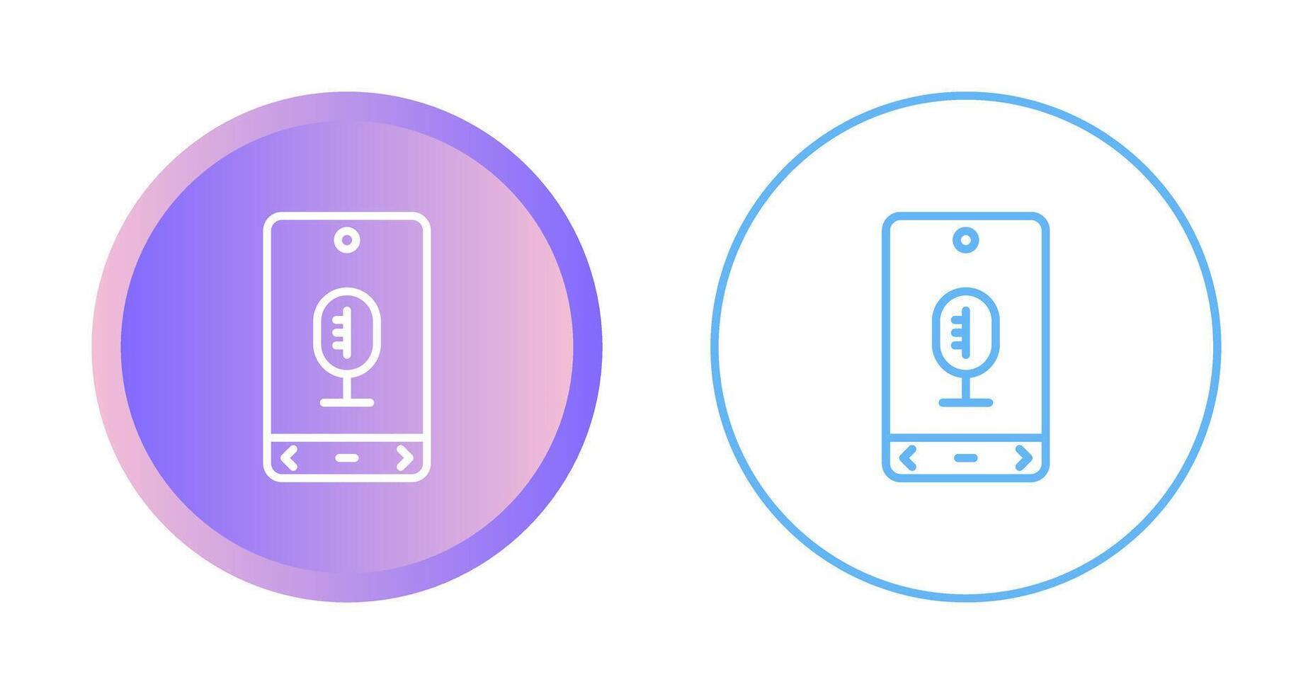 microfoon vector pictogram