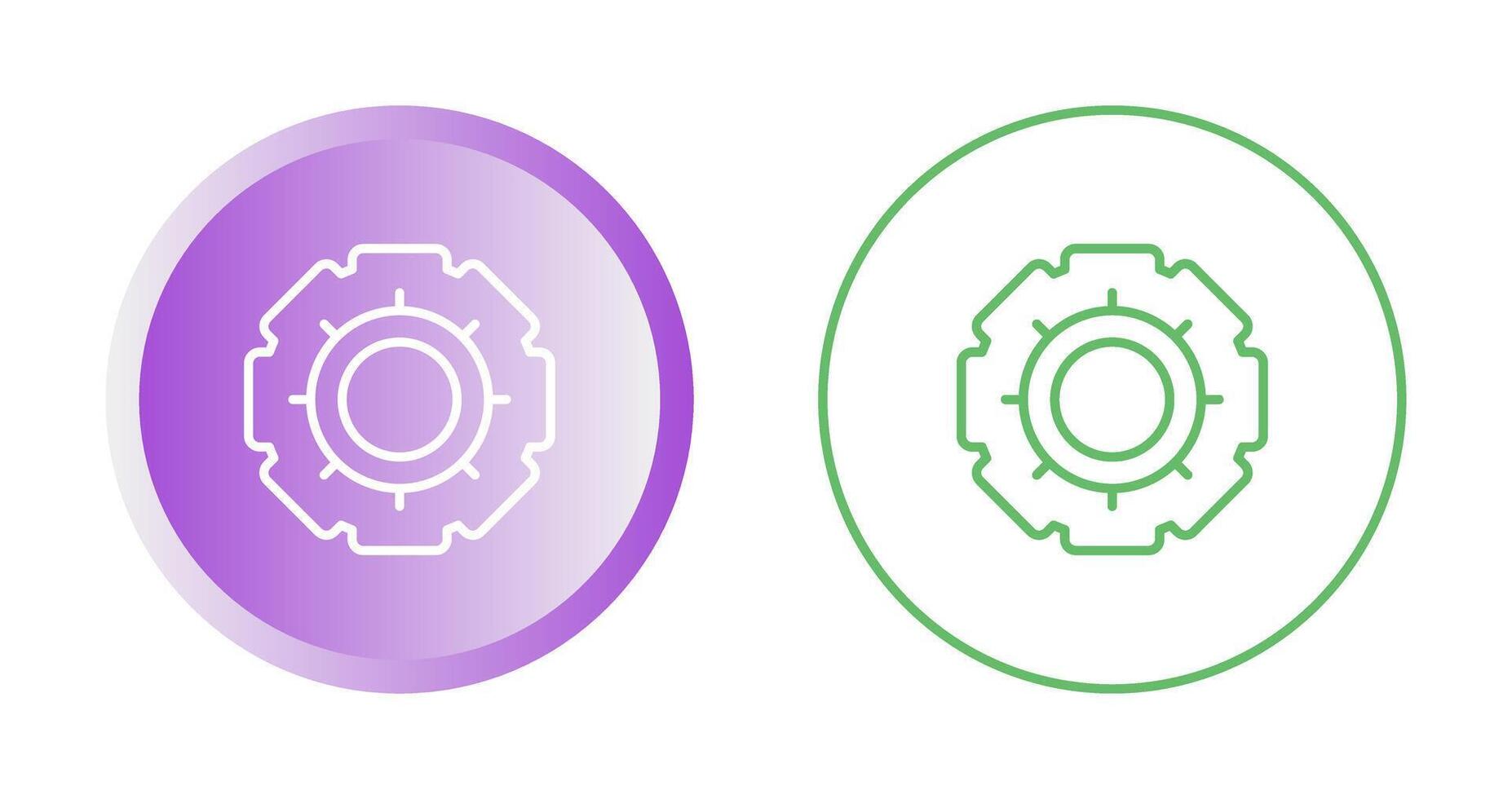 tandwiel vector pictogram