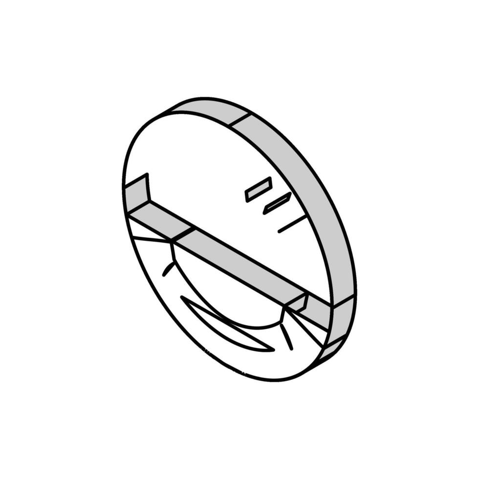 tandheelkundig bonding isometrische icoon vector illustratie