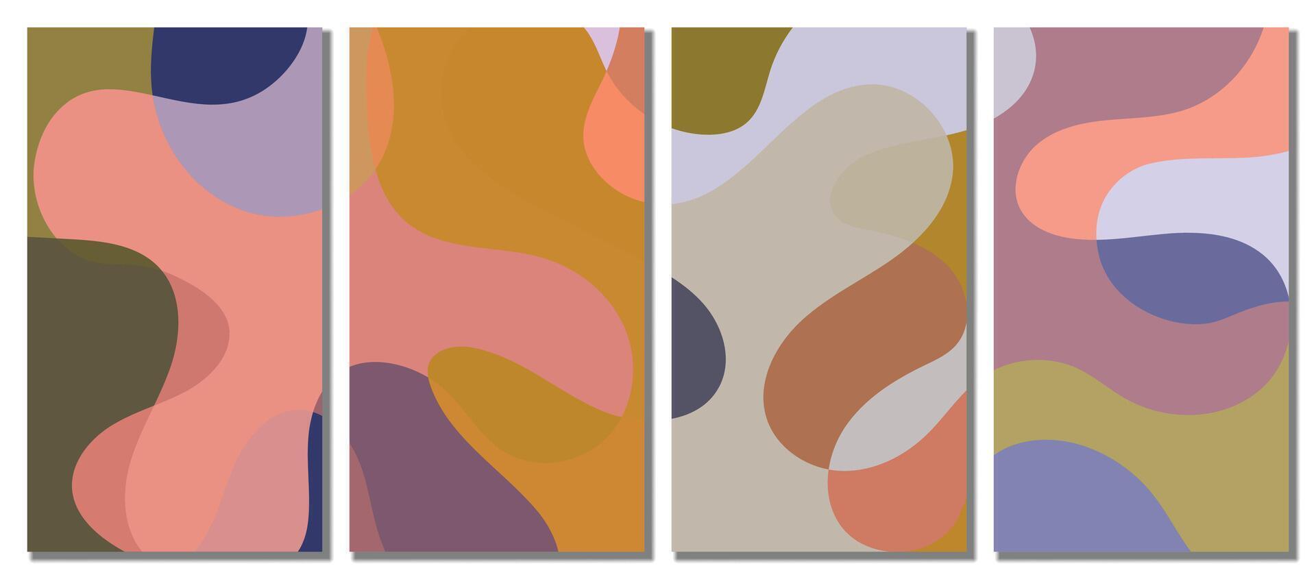 abstract golvend reeks achtergrond. vector