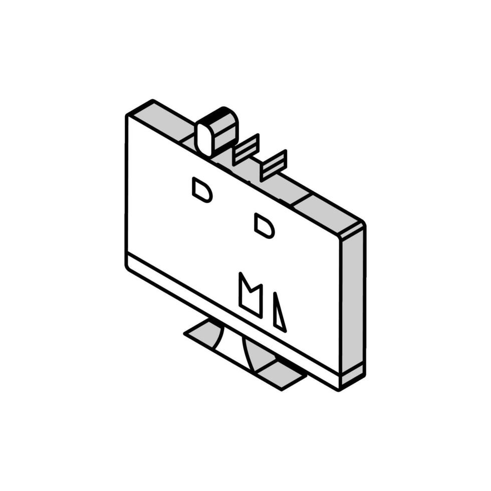 codering Aan verschillend programma talen isometrische icoon vector illustratie