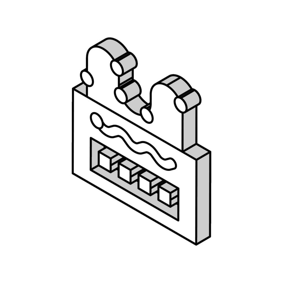 leerzaam speelgoed isometrische icoon vector illustratie