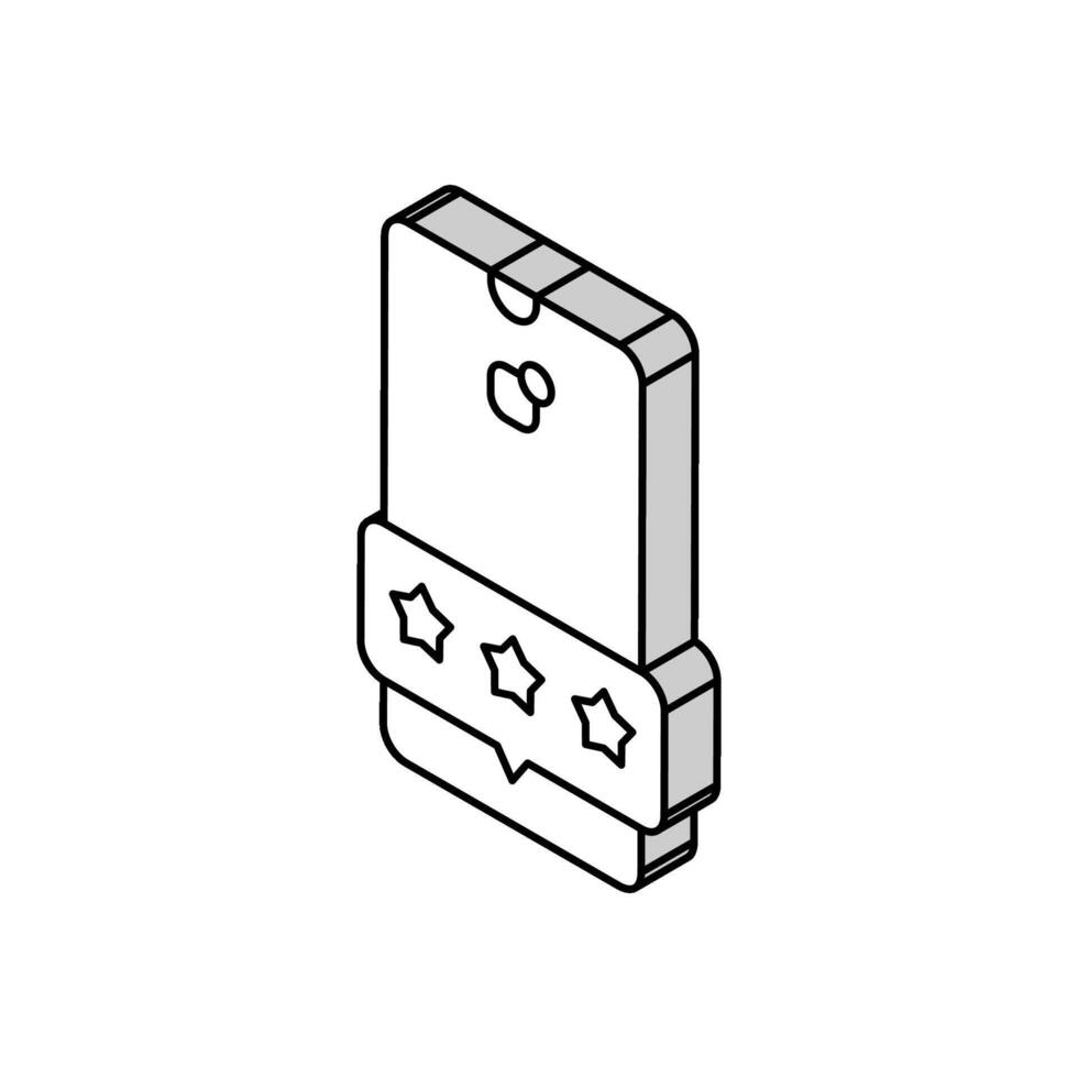 terugkoppeling van onderhoud isometrische icoon vector illustratie