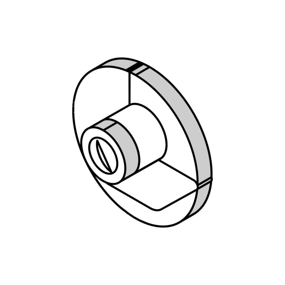 onderlaag voor parket bord isometrische icoon vector illustratie