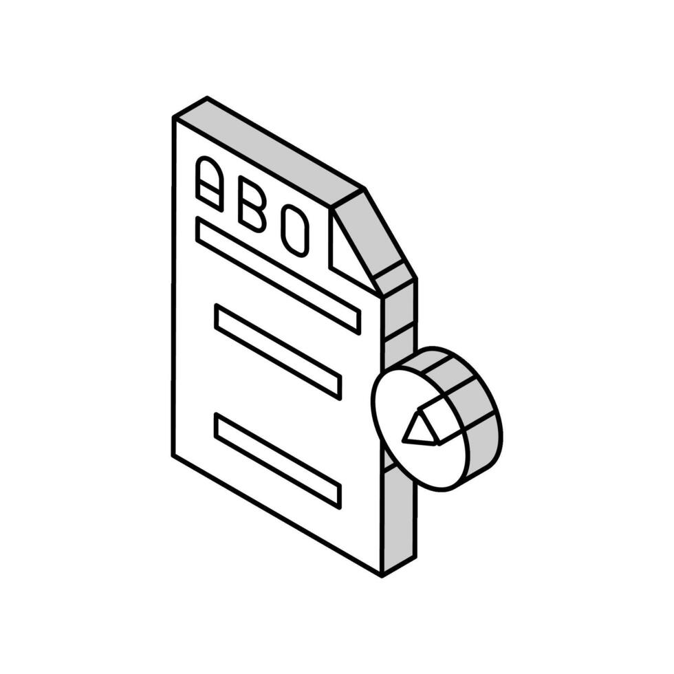 Grammatica Engels isometrische icoon vector illustratie