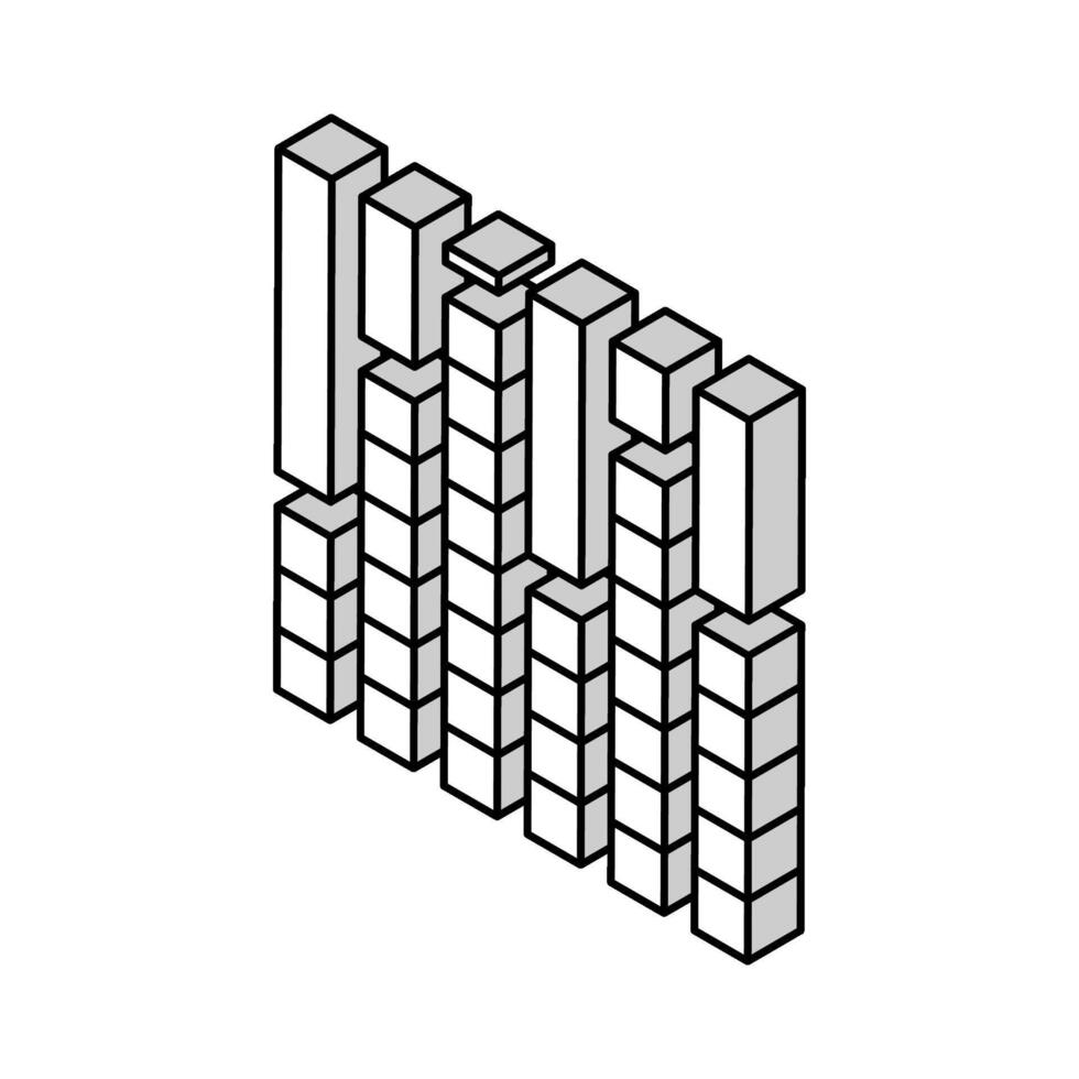 menger elektronisch uitrusting isometrische icoon vector illustratie