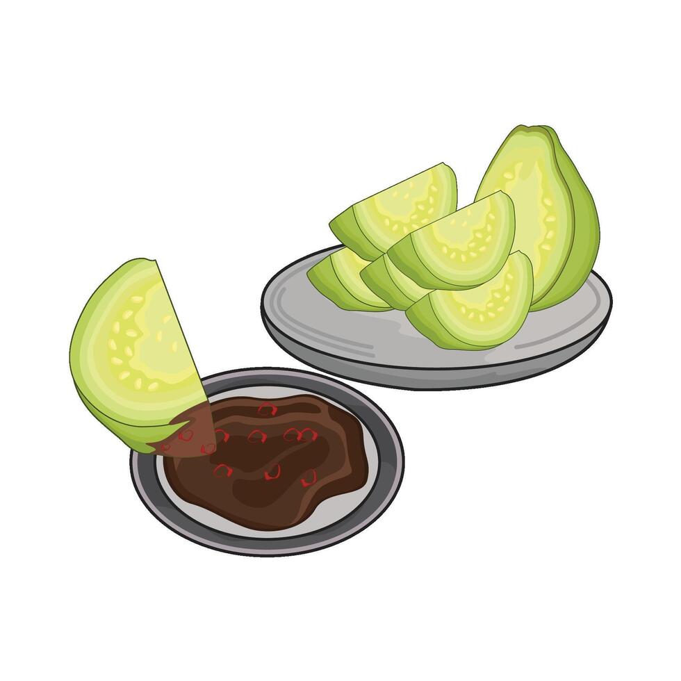 illustratie van guava vector