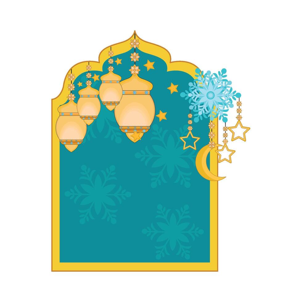 illustratie van Ramadan lantaarn vector