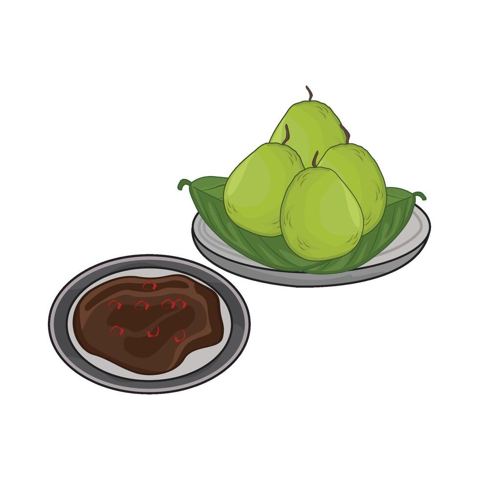 illustratie van guava vector