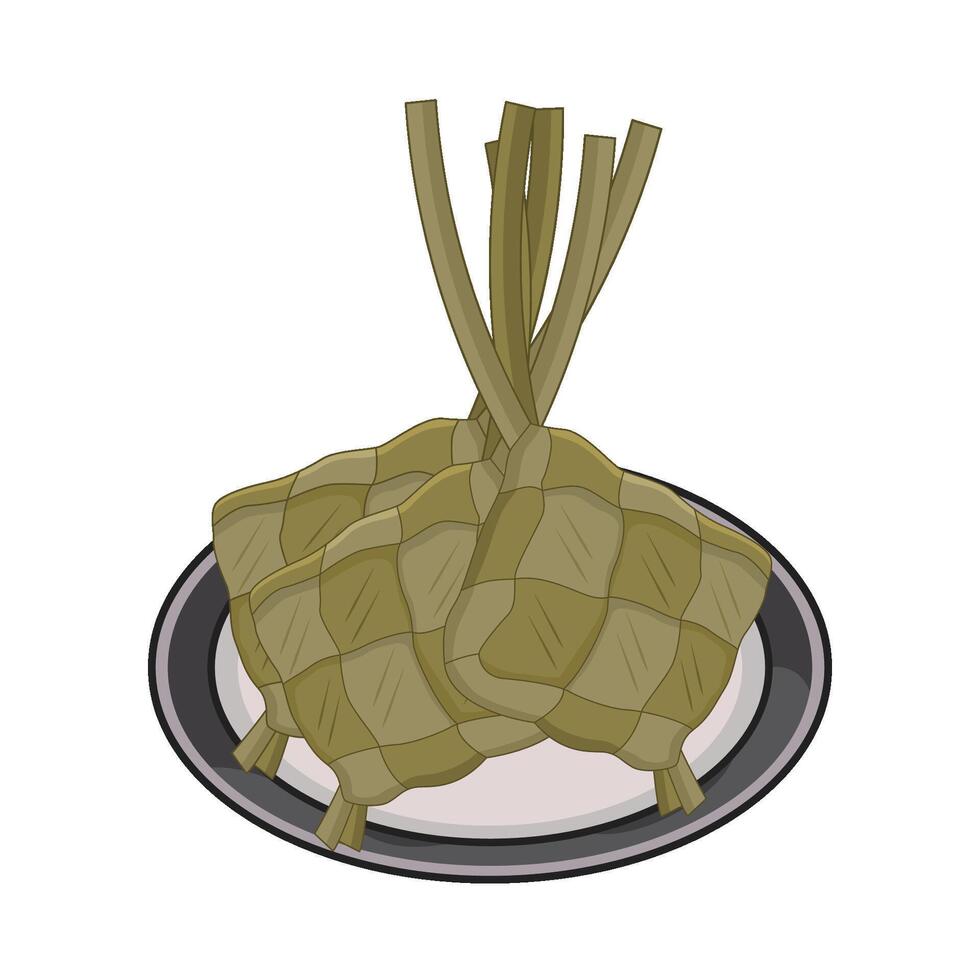 illustratie van ketupat vector