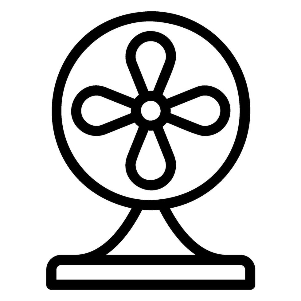 pictogram ventilatorlijn vector