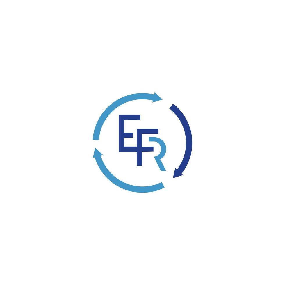efs creatief logo en icoon ontwerp vector