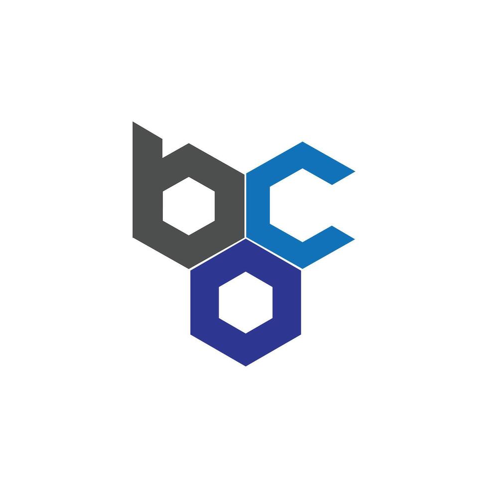 bco creatief logo en icoon ontwerp vector