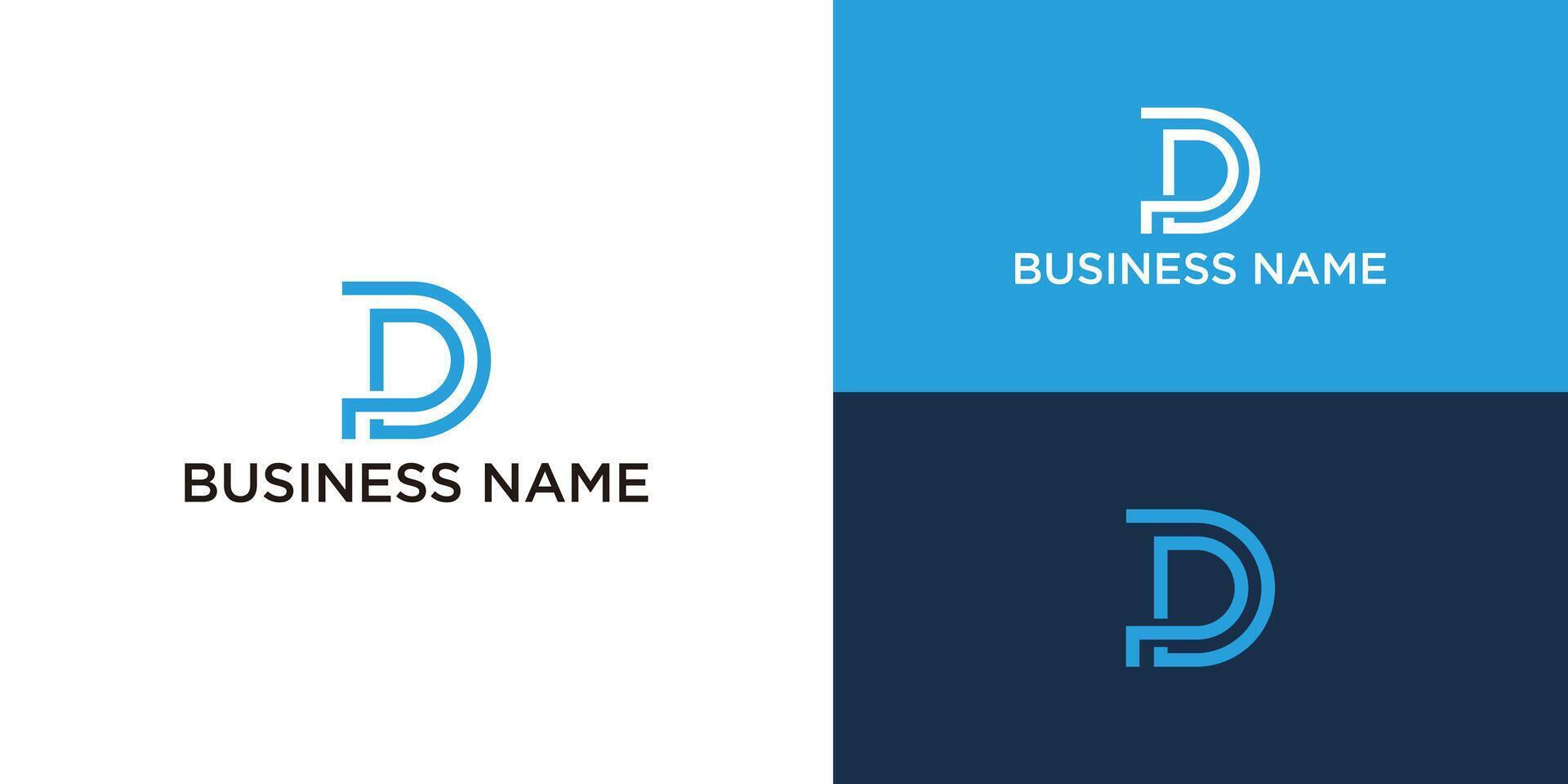 monogram dd logo ontwerp voor uw bedrijf of bedrijf vector