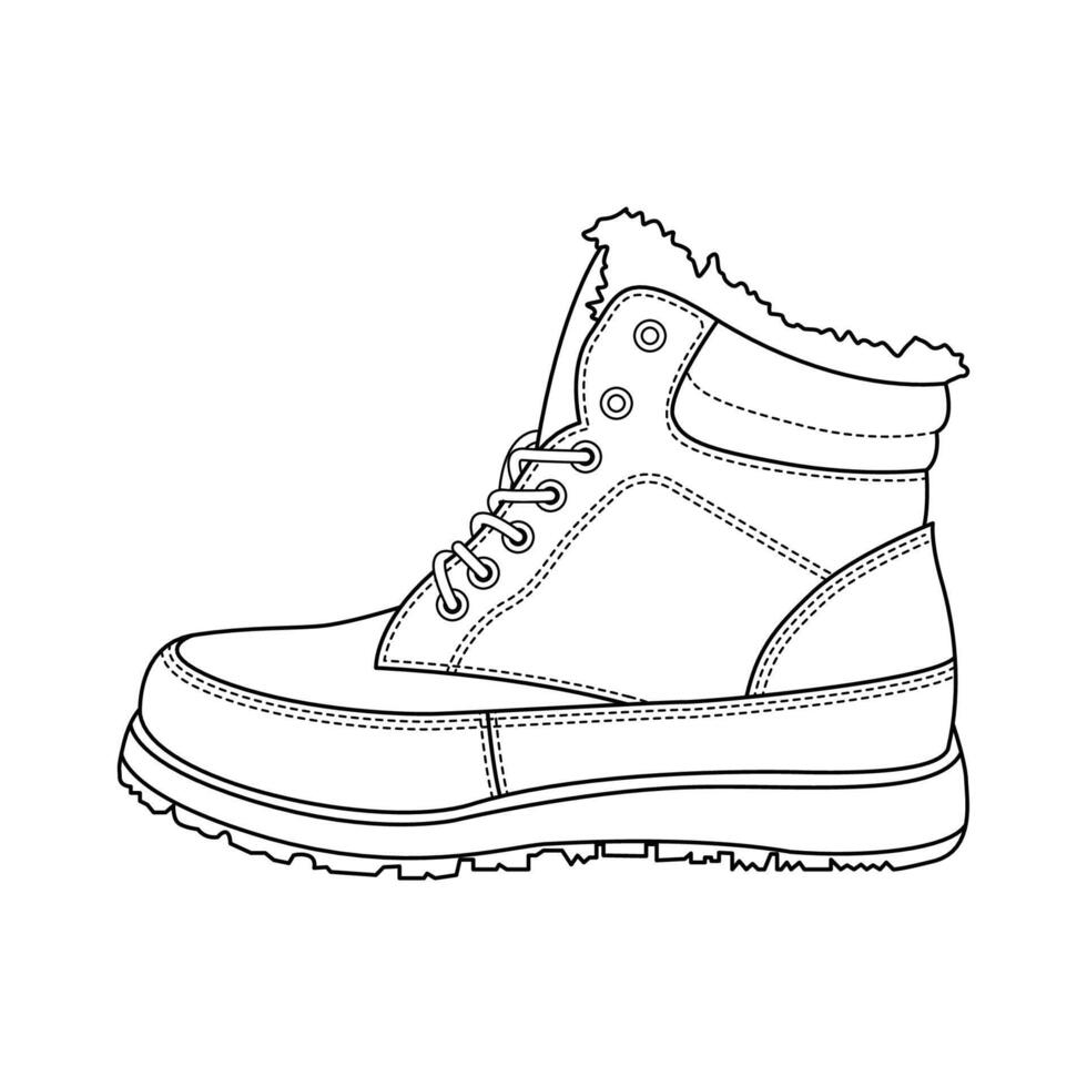 de illustratie van veiligheid schoenen vector