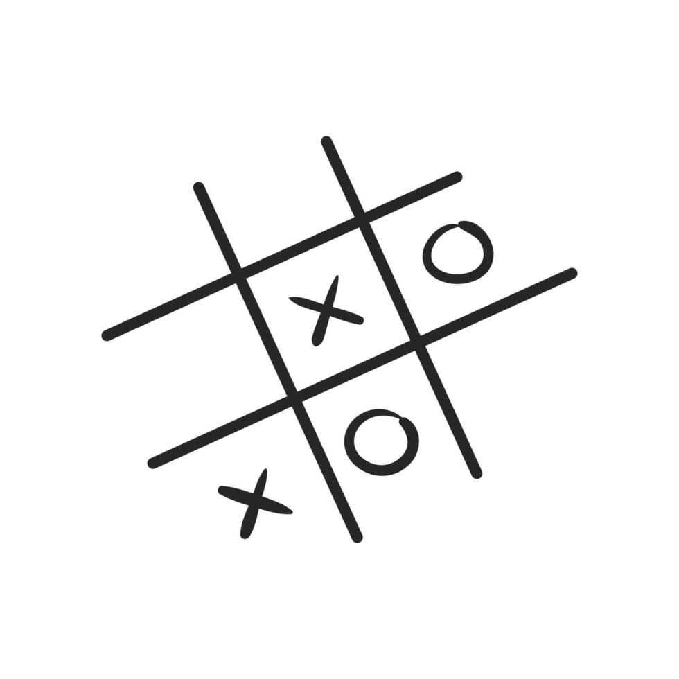 strategie spel icoon in zwart en wit vector