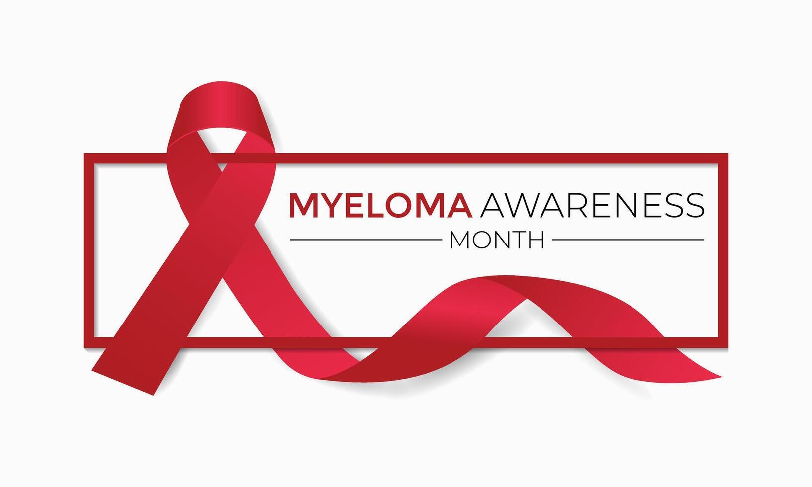 myeloom bewustzijn maand is opgemerkt elke jaar in maart. vector illustratie van achtergrond ontwerp.