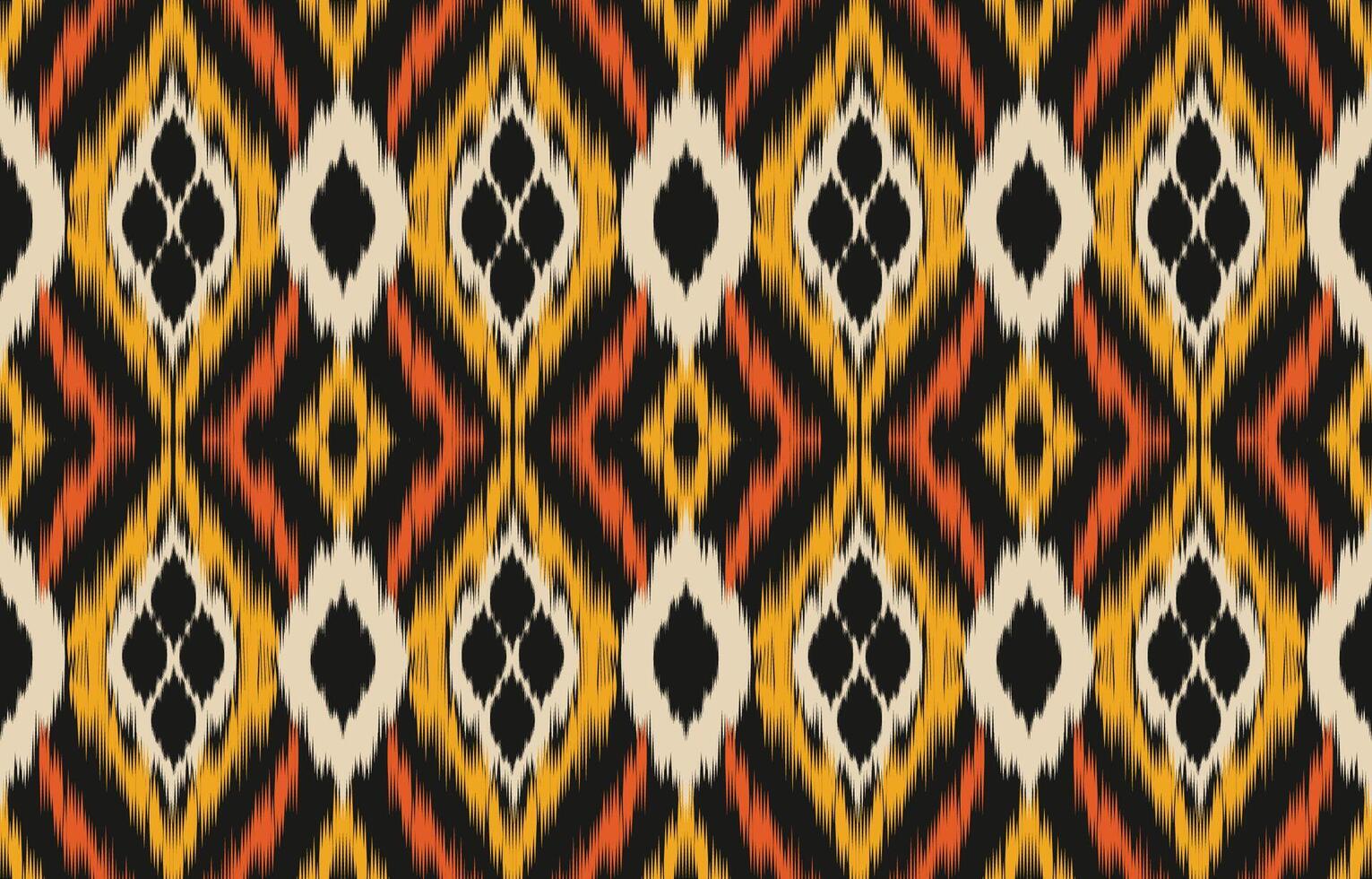 etnisch abstract ikat kunst. aztec ornament afdrukken. meetkundig etnisch patroon naadloos kleur oosters. ontwerp voor achtergrond ,gordijn, tapijt, behang, kleding, inpakken, batik, vector illustratie.