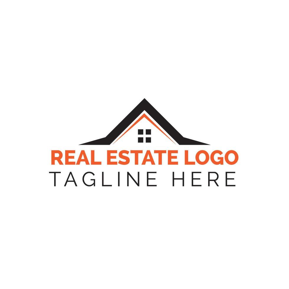 huis en gebouw logo en symbool, echt landgoed logo vector