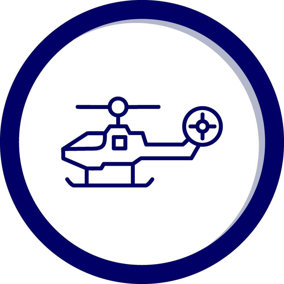 vechter helikopter vector icoon