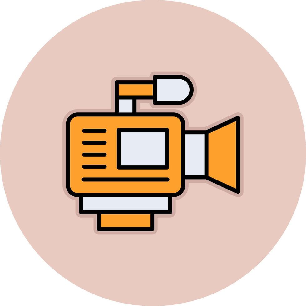 videocamera vector pictogram