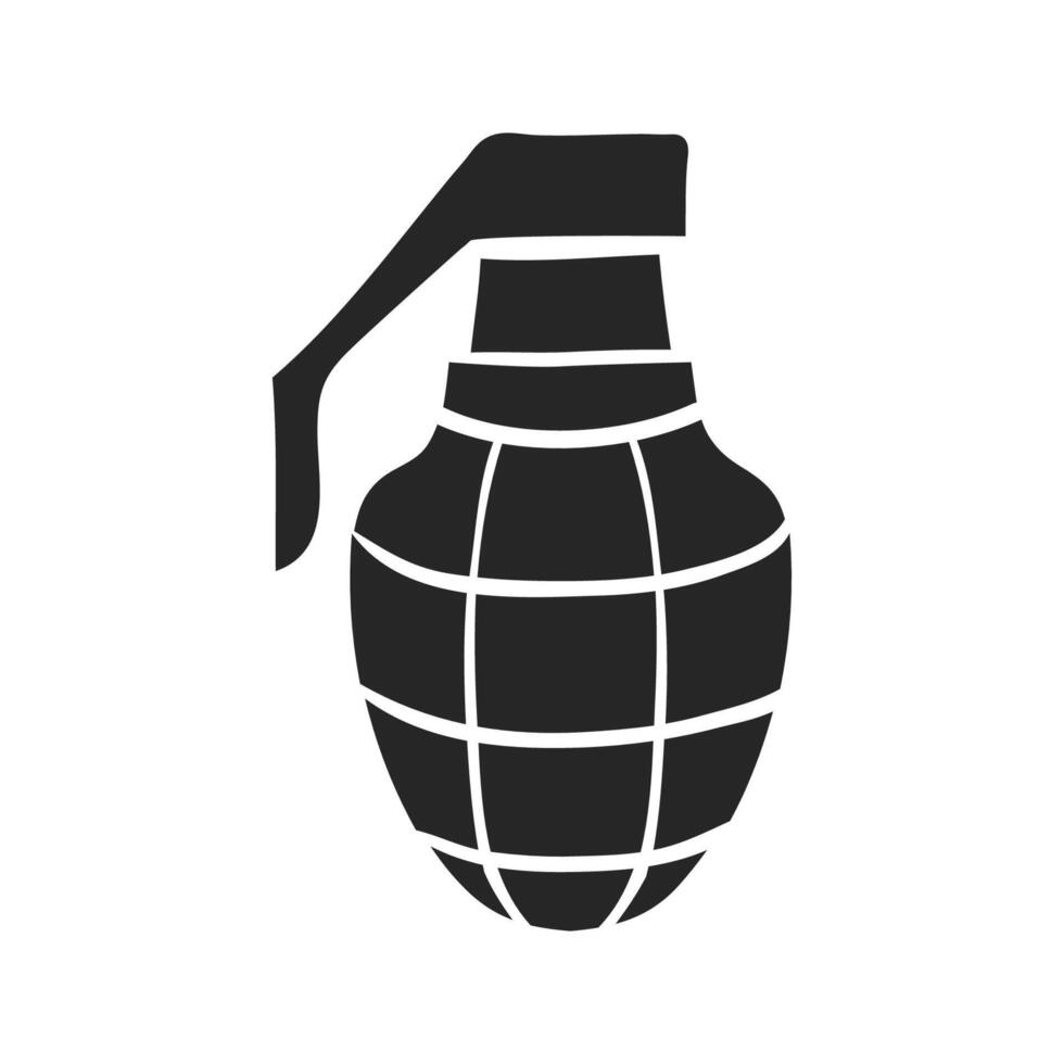 hand- getrokken granaat vector illustratie