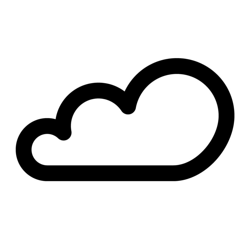 wolken en weer schets pictogrammen vector