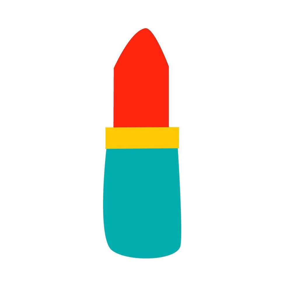 lippenstift van zomer doodles icoon reeks vector