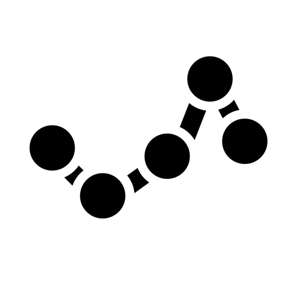 groeit bar diagram solide icoon sets vector