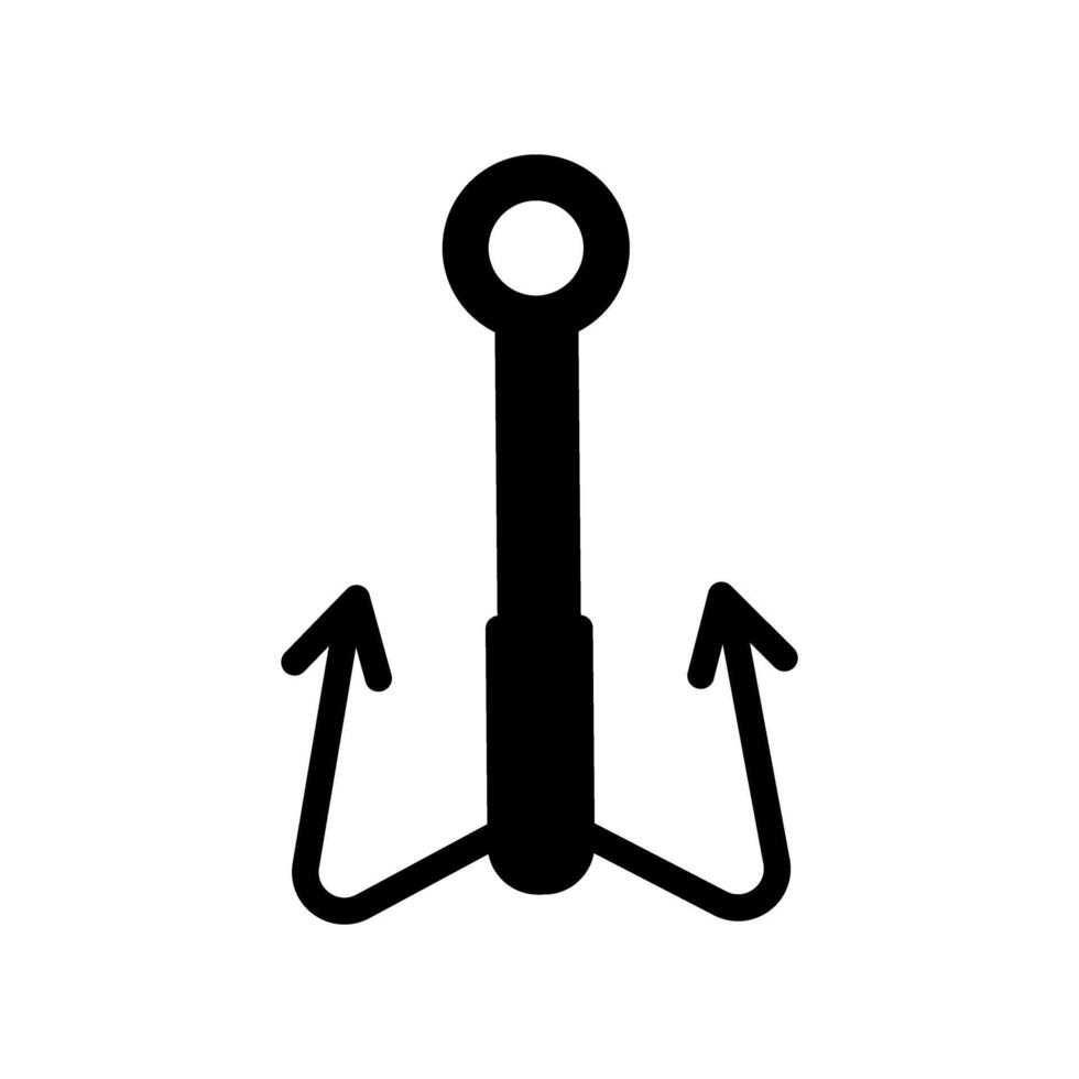 visvangst icoon vector. haak illustratie teken. aas symbool of logo. vector