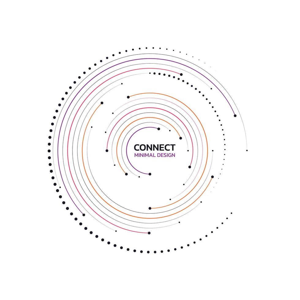 abstract netwerk verbinding icoon logo ontwerp. vector illustratie