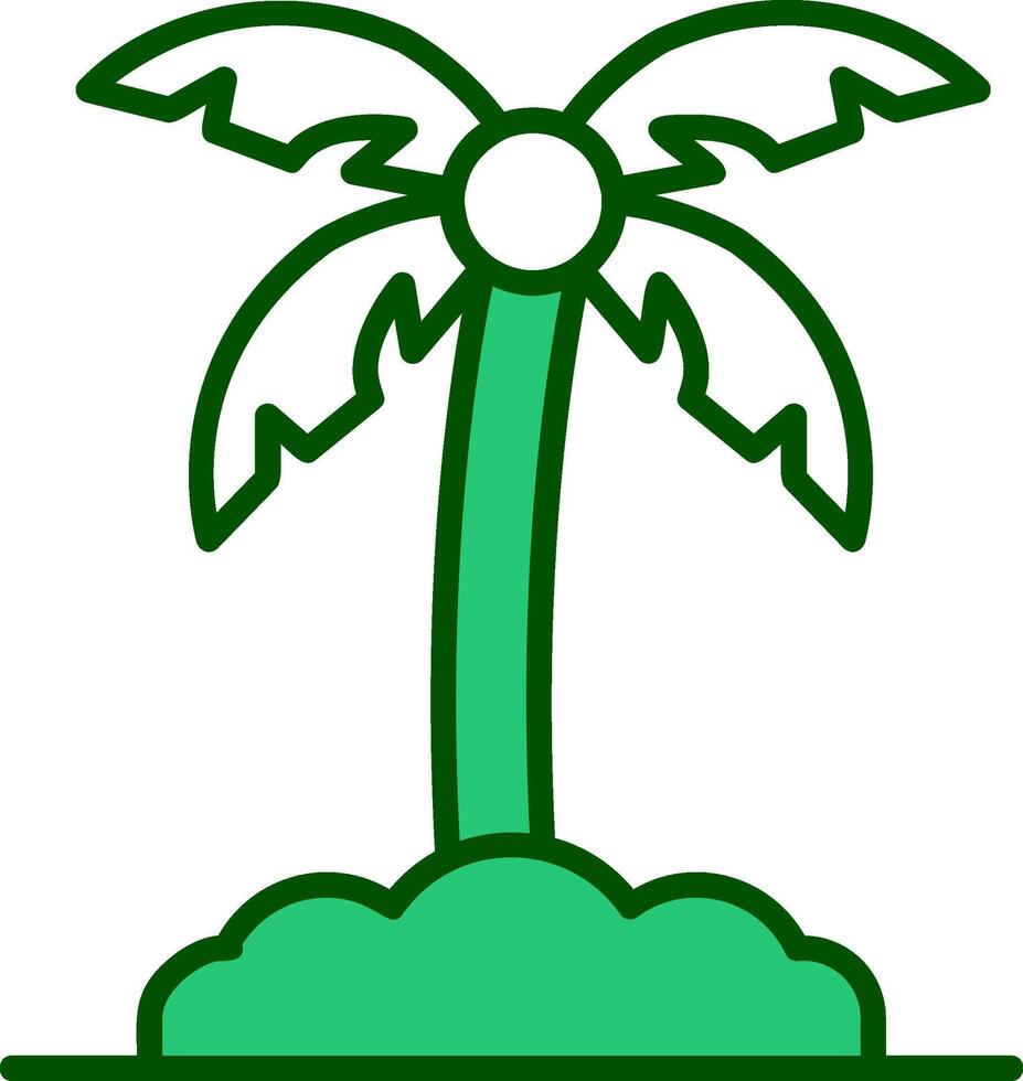 palm blad vector icoon