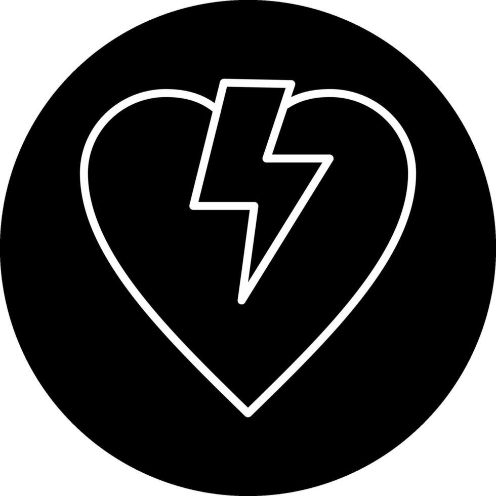 gebroken hart vector icon