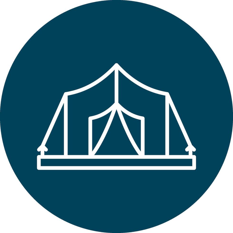 tent vector pictogram