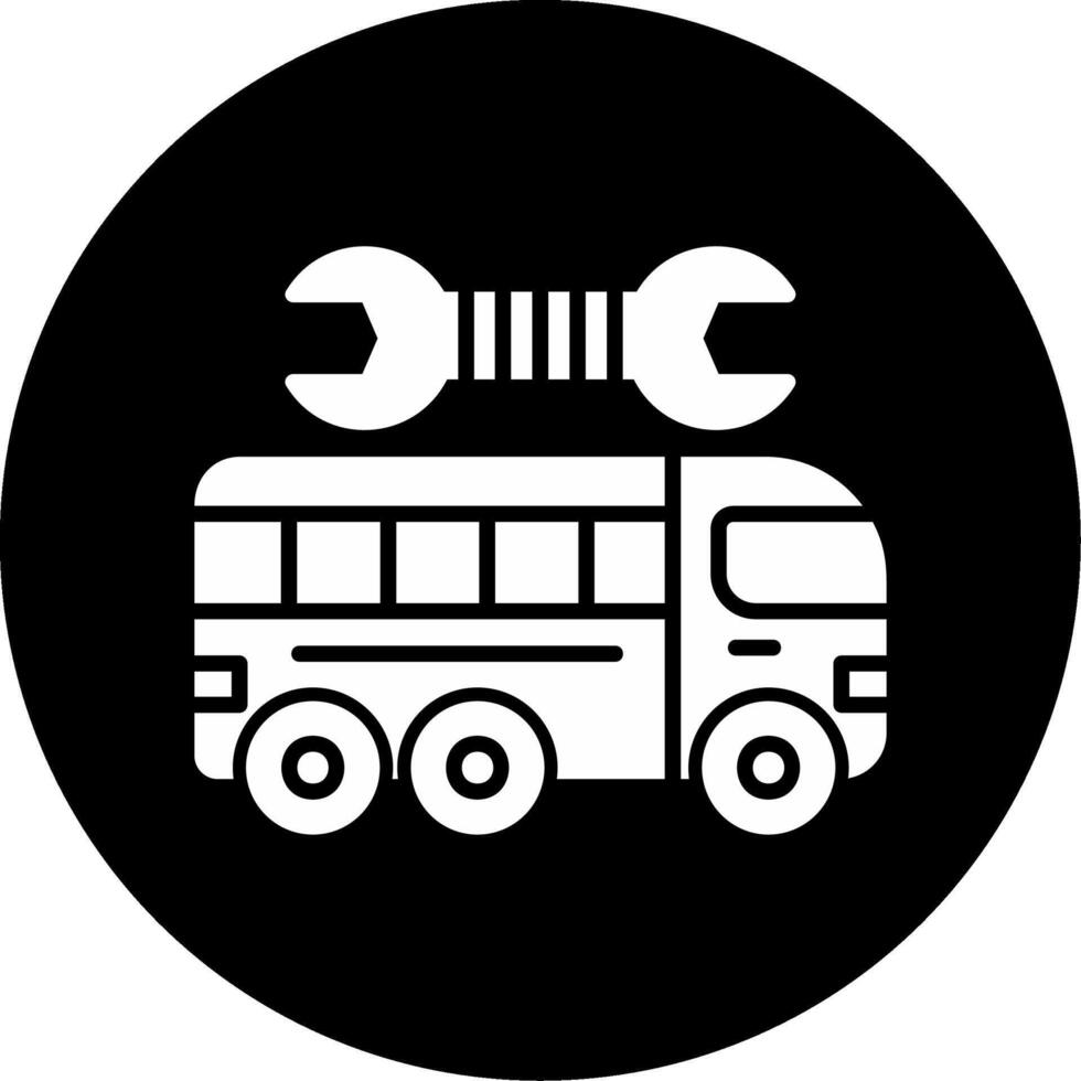 repareren bus vector icoon