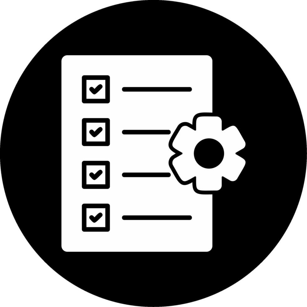 werk lijst vector icoon